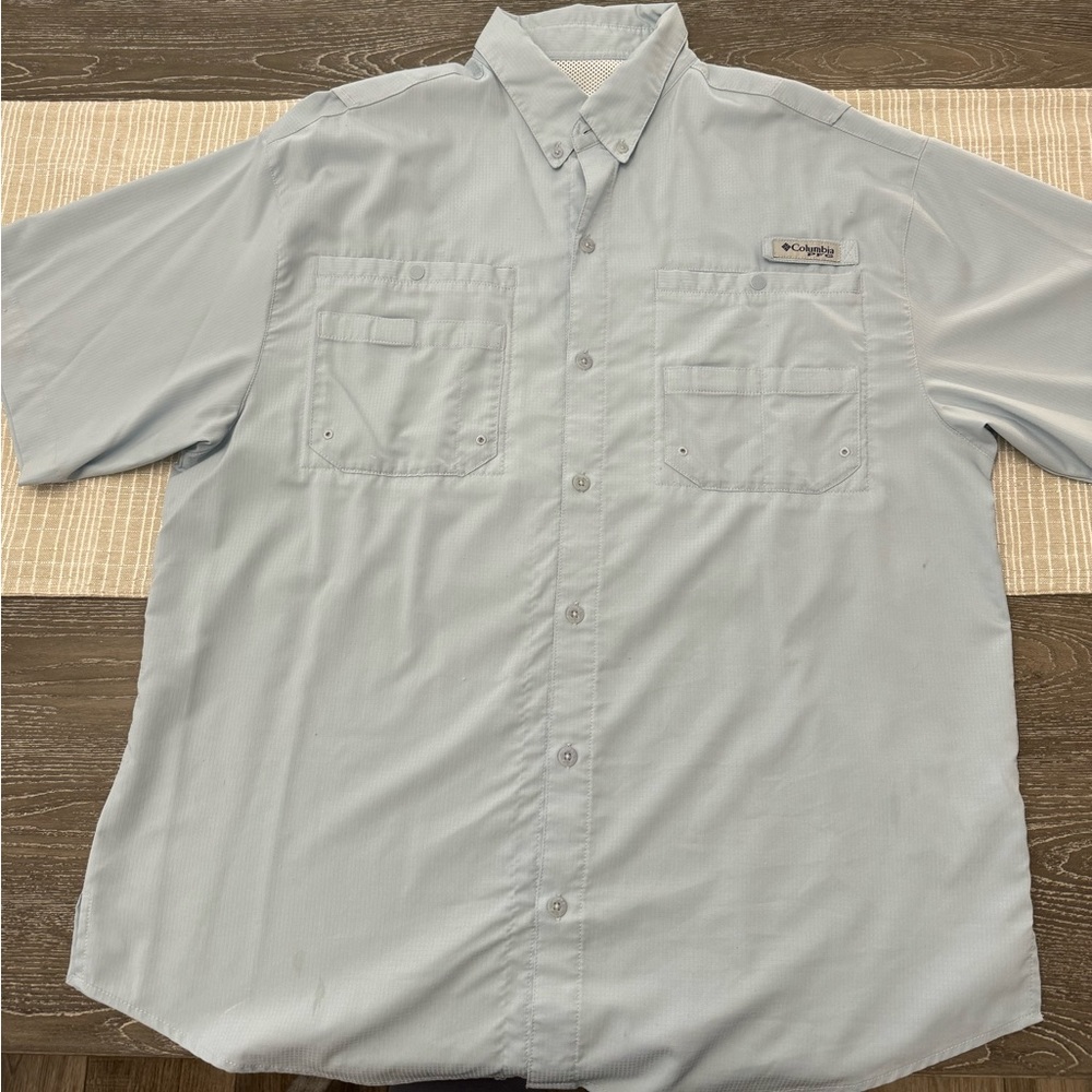 Columbia short sleeve fishing shirt